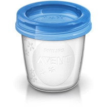 Pots de conservation - PHILIPS AVENT - Lait maternel - 10 pots 180ml +