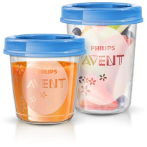 Set de pots de conservation - PHILIPS AVENT - Purées - 10x180ml + 10x
