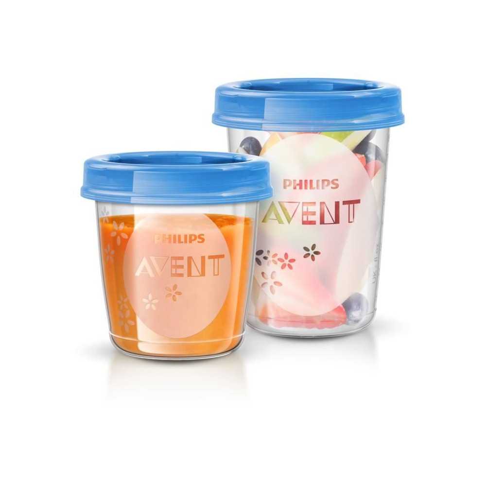 Set de pots de conservation - PHILIPS AVENT - Purées - 10x180ml + 10x
