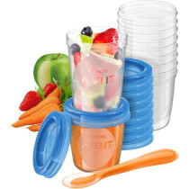 Set de pots de conservation - PHILIPS AVENT - Purées - 10x180ml + 10x