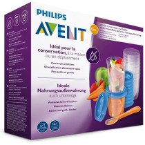 Set de pots de conservation - PHILIPS AVENT - Purées - 10x180ml + 10x