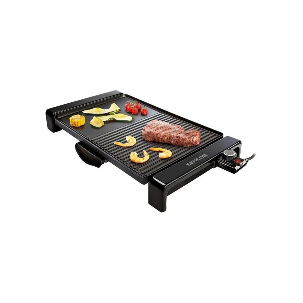 Grill Électrique - SENCOR - SBG 106 BK - 2300 Watt - Plaques Anti-adh