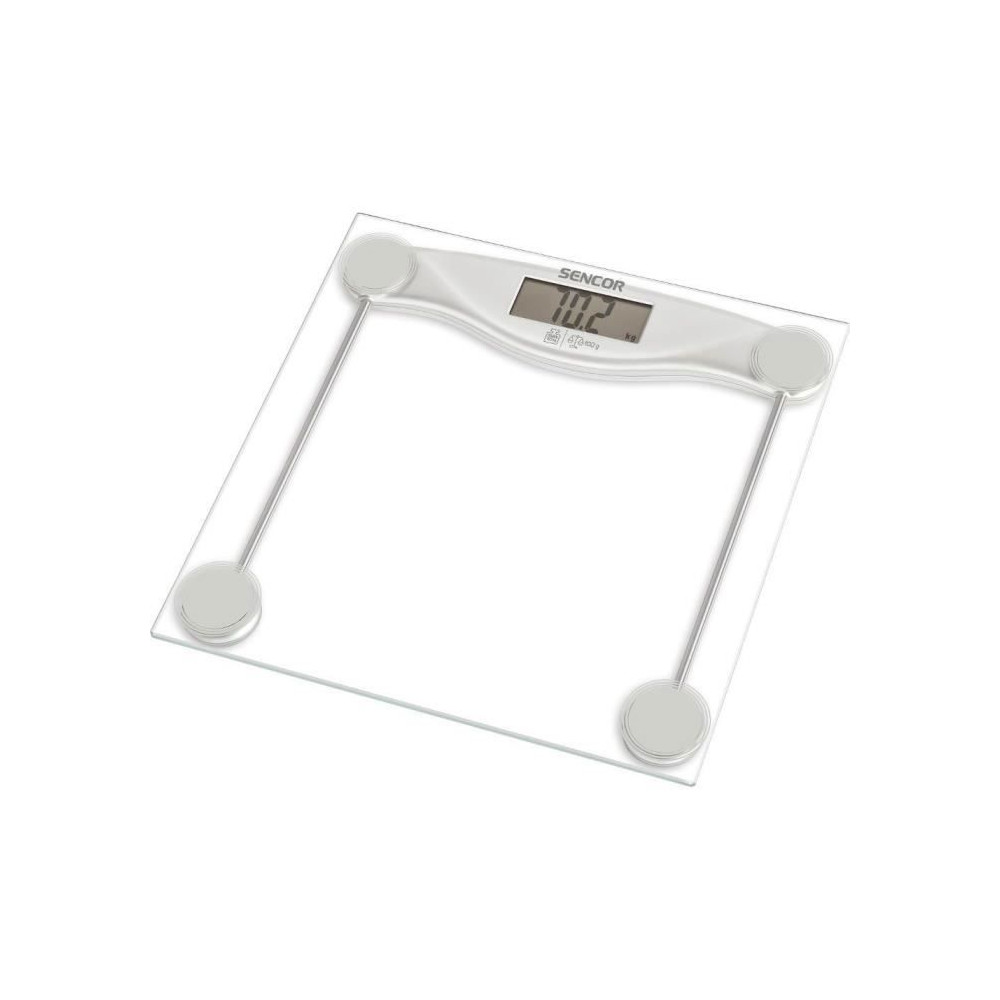 Pese-personne - Sencor - SBS 113SL - Design ultra fin - Surface en ver