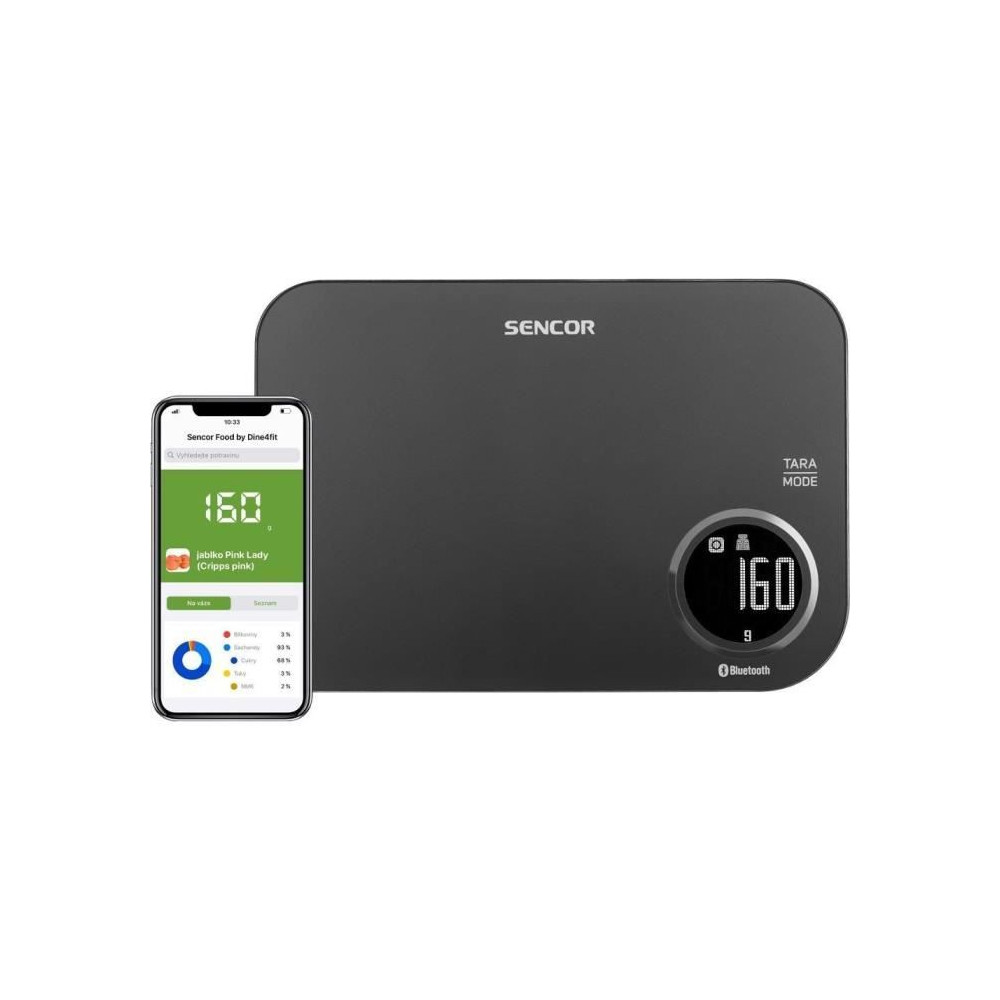 Balance de cuisine - Sencor - SKS 7078BK Balance de cuisine - Sencor - SKS 7078BK