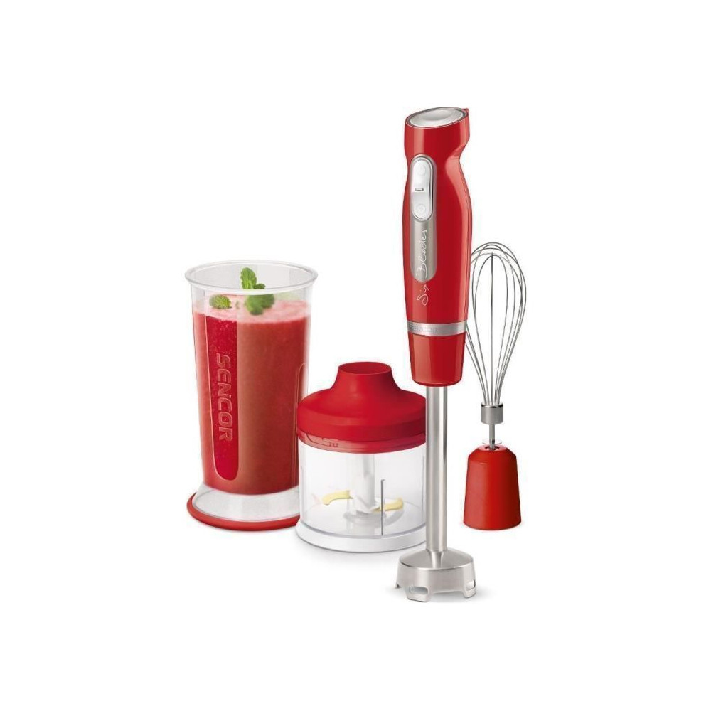 Mixeur plongeant SHB 4464RD 800W ROUGE SENCOR Mixeur plongeant SHB 4464RD 800W ROUGE SENCOR