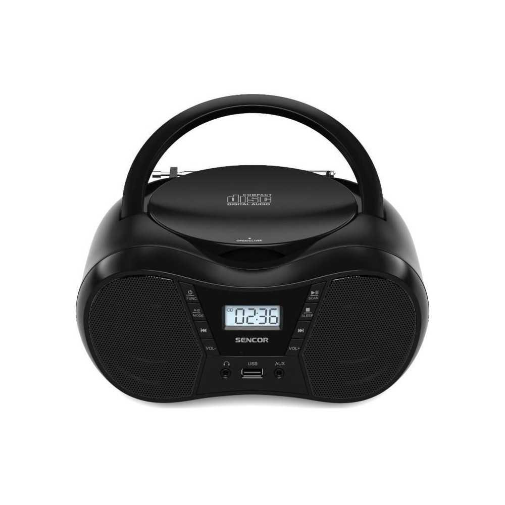 Boombox avec CD, BT, MP3, USB, AUX et radio FM - Sencor - SPT 2300 BK