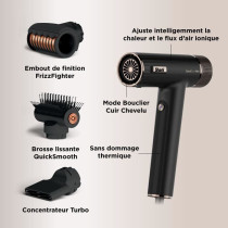 Seche-cheveux - Shark - HD731EU - SpeedStyle Pro 3-en-1 - 1750 W