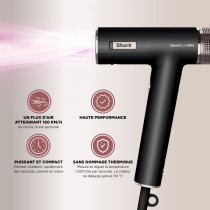 Seche-cheveux - Shark - HD731EU - SpeedStyle Pro 3-en-1 - 1750 W