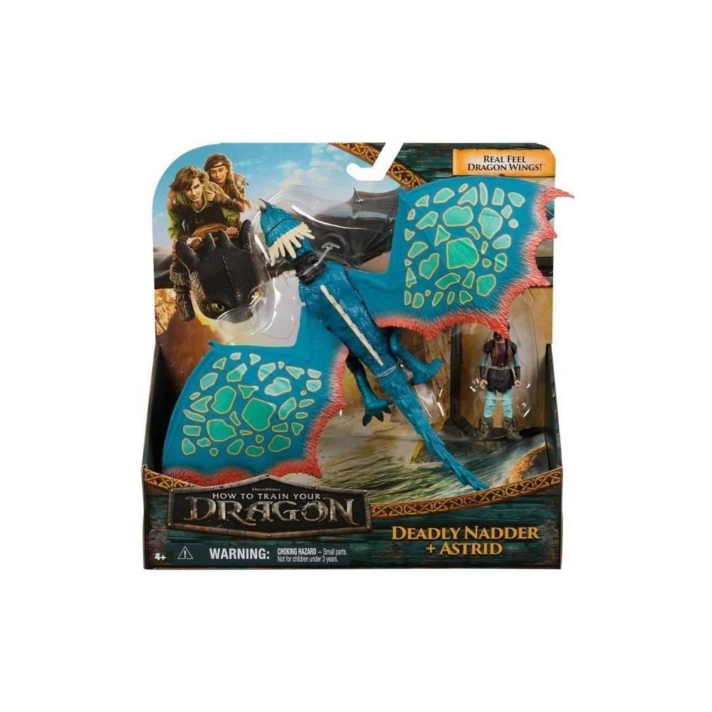 SPIN MASTER PACK DRAGON ET VIKING 25 CM TEMPETE Dragons Movie SPIN MASTER PACK DRAGON ET VIKING 25 CM TEMPETE Dragons Movie