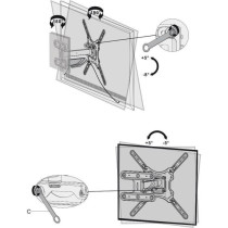 Réglage extensible. Mount Slim pour la télévision - Stell - SHO 760