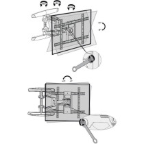 Réglage extensible. Mount Slim pour la télévision - Stell - SHO 762