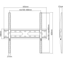 Support TV fixe - SLIM - Stell - SHO 4210