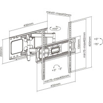 Support mobile pour téléviseur 32 - 70 - Stell - SHO 5610