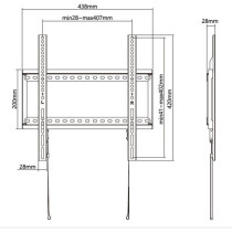 Support TV fixe - SLIM - Stell - SHO 5200