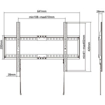 Support TV fixe - SLIM - Stell - SHO 5210