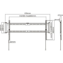 Support TV fixe - SLIM - Stell - SHO 7210