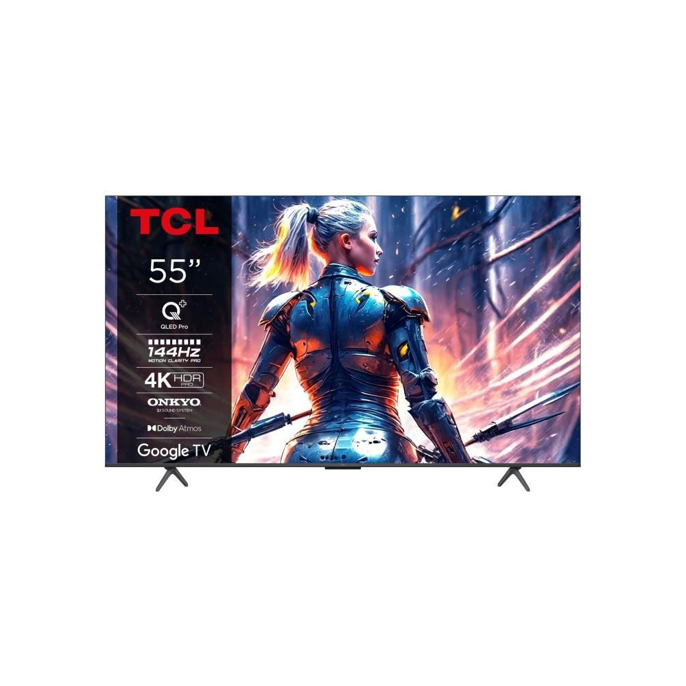 TCL 55T8B - TV QLED 55 (139 cm) - 4K 3840x2160 - 144Hz - HDR10+ - TV c
