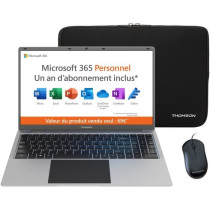 PC Portable Notebook - THOMSON NEO15 - 15,6 HD - N4020 - RAM 4Go - 128