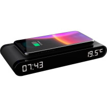 Réveil station de charge - THOMSON - Noir - Induction 15W, Températu
