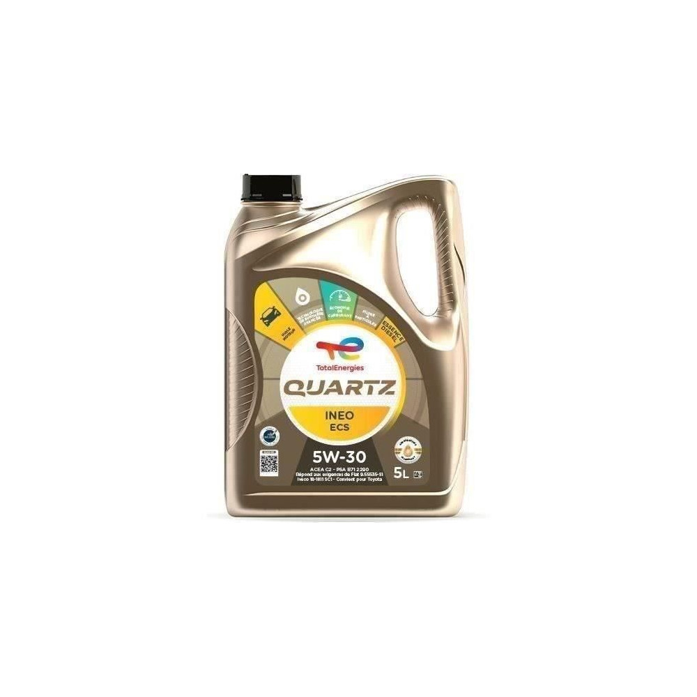 TOTALENERGIES HUILE ESSENCE & DIESEL MOTEUR 5L QUARTZ INEO ECS 5W30 TOTALENERGIES HUILE ESSENCE & DIESEL MOTEUR 5L QUARTZ INEO ECS 5W30