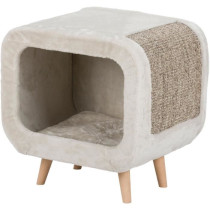 Abri douillet - TRIXIE - Alicia - Pieds en bois - 48 x 48 x 38 cm - Gr