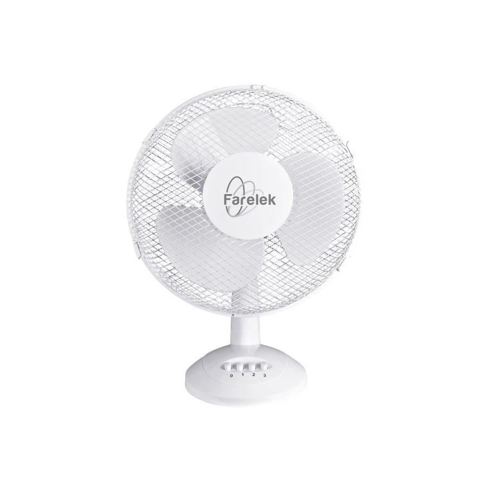 Ventilateur a poser MIAMI 30 - 30cm 40W blanc oscillant - FARELEK Ventilateur a poser MIAMI 30 - 30cm 40W blanc oscillant - FARELEK