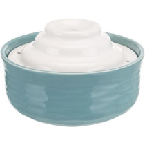 TRIXIE Fontaine a eau en céramique Vital Falls - 1,5 L / Ø 22 x 13 c