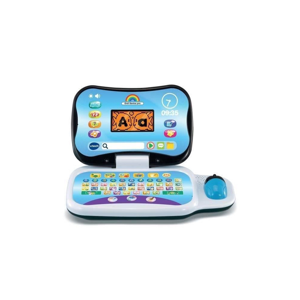 Ordinateur éducatif VTECH ORDI GENIUS PRO NOIR pour enfants de 3 a 7