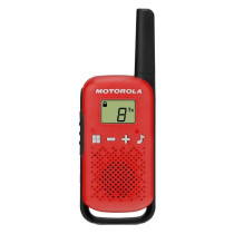Talkies Walkies Motorola Rouge T42 - Portée 4 km - 16 canaux - Affich