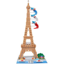 Nanoblock - Bandai - NB057 - Tour Eiffel - 500 pieces - a monter soi-m