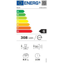Seche-linge a condensation BOSCH SER4 WTN83209FR - 8 kg - L60cm - Clas