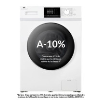 Lave-linge hublot - CONTINENTAL EDISON - CELL8140IW1 - 8kg - Moteur in