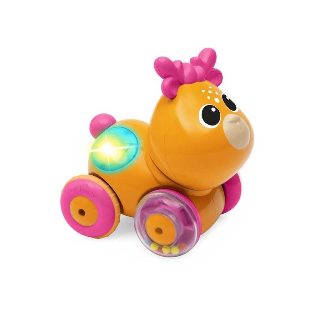 CHICCO - Faon Sprint&go - Orange et rose - Des 6 mois CHICCO - Faon Sprint&go - Orange et rose - Des 6 mois