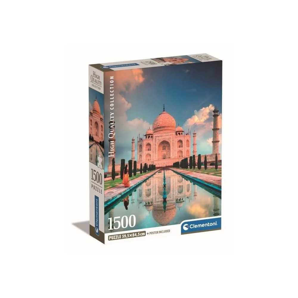 Clementoni - 1500p Taj Mahal - 59,2 x 84,3 cm - Avec poster Clementoni - 1500p Taj Mahal - 59,2 x 84,3 cm - Avec poster