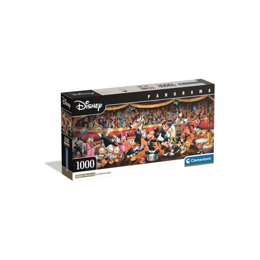 CLEMENTONI - Compact 1000 pieces Panorama - Disney Orchestra CLEMENTONI - Compact 1000 pieces Panorama - Disney Orchestra