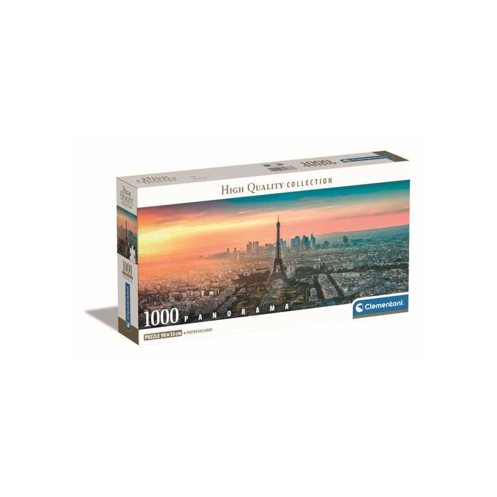 Clementoni - 1000p Panorama Paris - 98 x 33 cm - Avec poster Clementoni - 1000p Panorama Paris - 98 x 33 cm - Avec poster