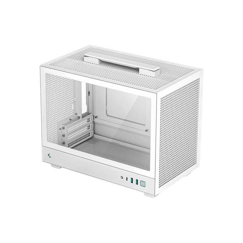 Boîtier mini tour - DeepCool - CH160 mT - Blanc - Design compact - Op Boîtier mini tour - DeepCool - CH160 mT - Blanc - Design compact - Op