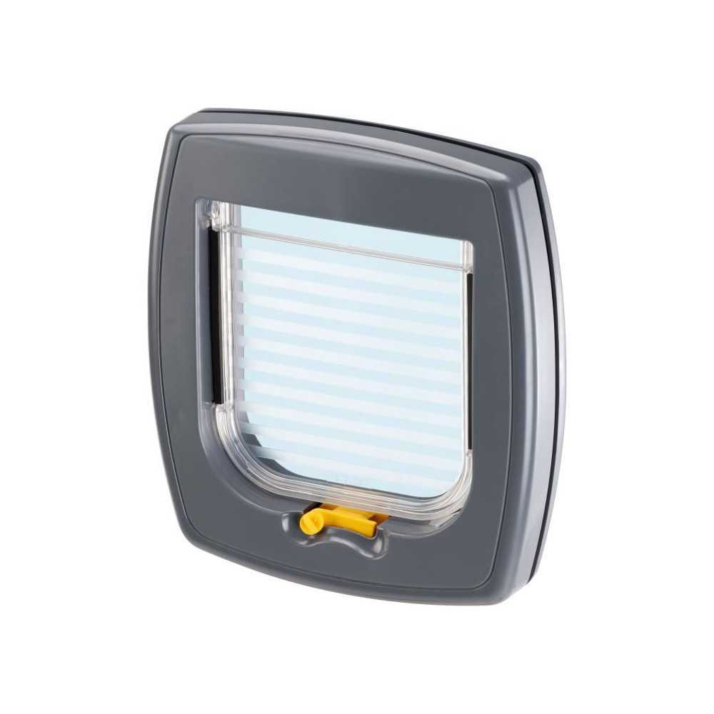 Chatiere - FERPLAST - Swing 1 - 21,5 x 5 x 24 cm - Gris Chatiere - FERPLAST - Swing 1 - 21,5 x 5 x 24 cm - Gris