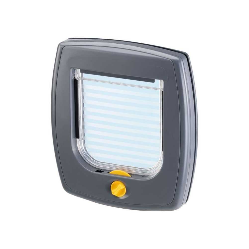 Chatiere - FERPLAST - Swing 3 - 21,5 x 5 x 24 cm - Gris Chatiere - FERPLAST - Swing 3 - 21,5 x 5 x 24 cm - Gris