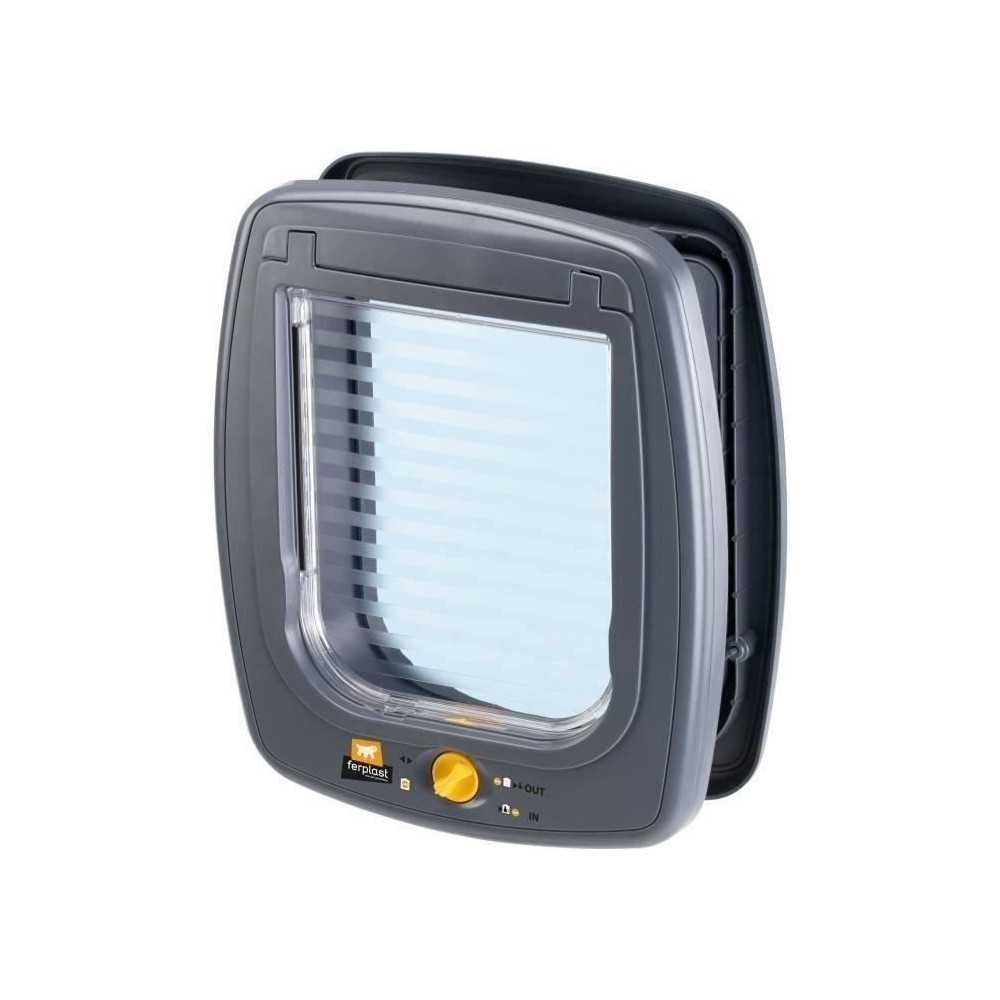 Chatiere - FERPLAST - Swing 9 - 26,2 x 10,2 x h 31,2 cm - Gris Chatiere - FERPLAST - Swing 9 - 26,2 x 10,2 x h 31,2 cm - Gris