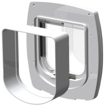 Tunnel d'extension - FERPLAST - Pour chatieres Swing 1 - Gris