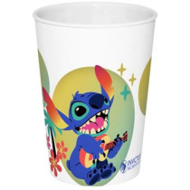 Lot vaissele - FUN HOUSE - STITCH ET ANGEL - Verre, assiette Ø22 cm e