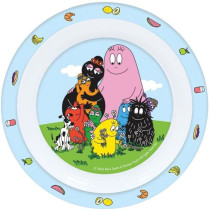 Lot vaisselle - FUN HOUSE - BARBAPAPA - Verre, assiette Ø22 cm et Ø1