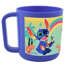 Lot vaissele - FUN HOUSE - STITCH ET ANGEL - Verre, assiette Ø22 cm e