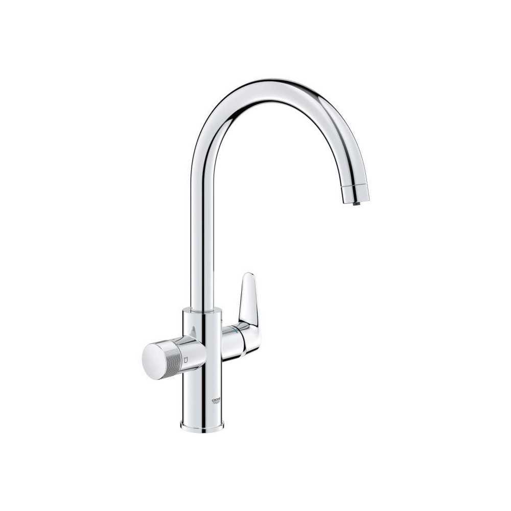 Robinet filtrant de cuisine - Chromé - Filtration de l'eau - Bec haut Robinet filtrant de cuisine - Chromé - Filtration de l'eau - Bec haut