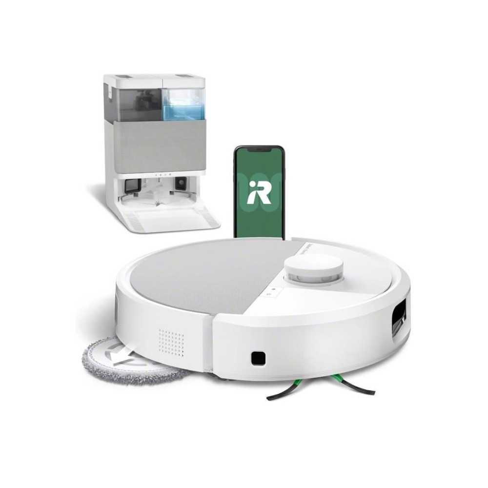 Aspirateur robot laveur - IROBOT - Roomba Plus 505 Combo - 1h45 - 7000 Aspirateur robot laveur - IROBOT - Roomba Plus 505 Combo - 1h45 - 7000