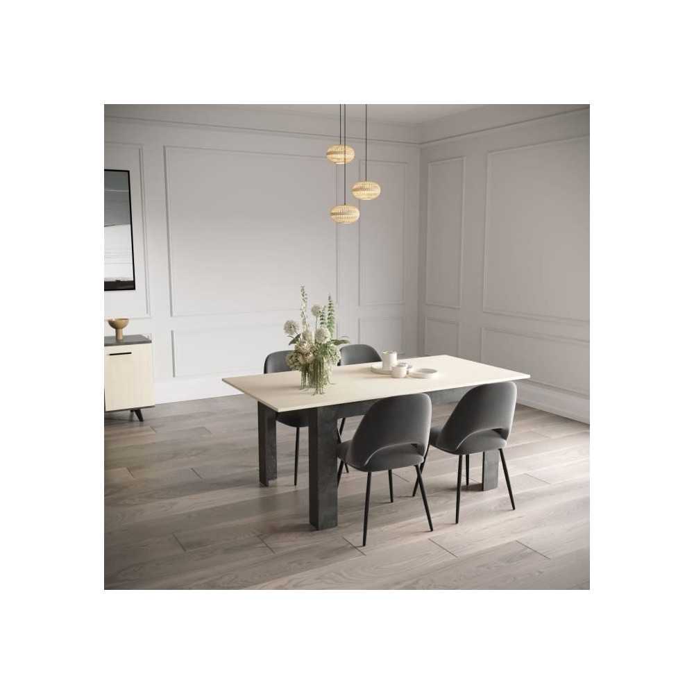 Ensemble séjour - Enfilade, Buffet haut, Table allonge - KENT - Chene Ensemble séjour - Enfilade, Buffet haut, Table allonge - KENT - Chene