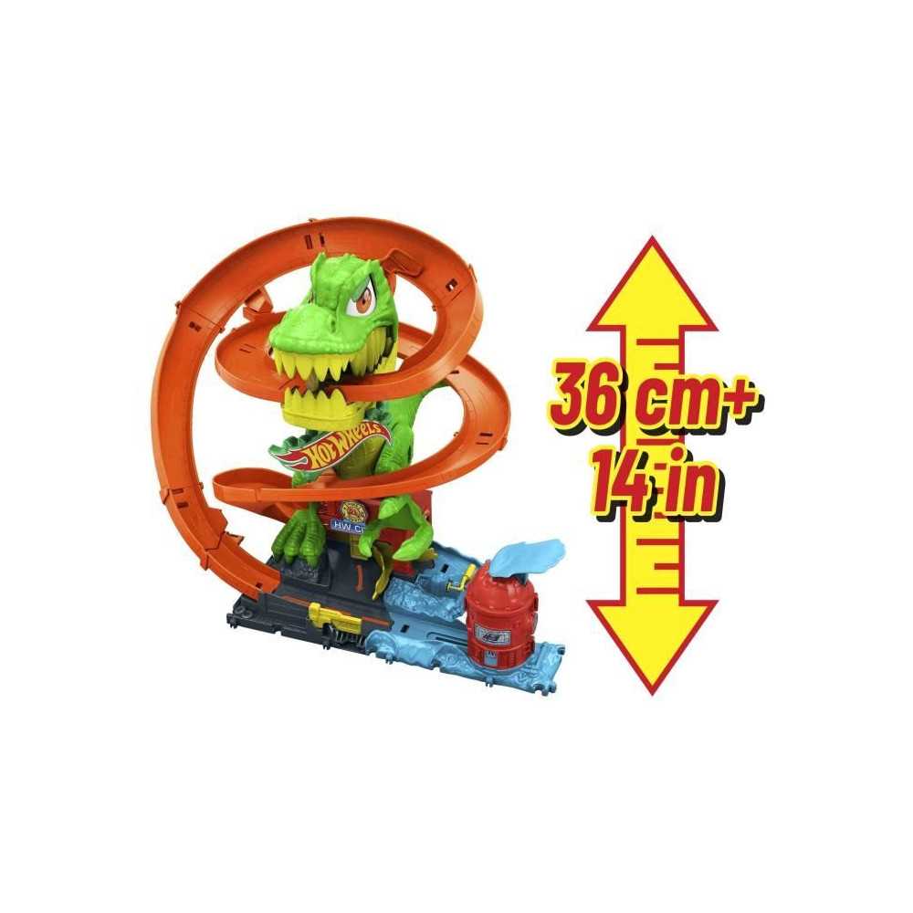 Hot Wheels-T-Rex Bataille De Feu-Coffret Dinosaure Avec Camion - 4 ans
