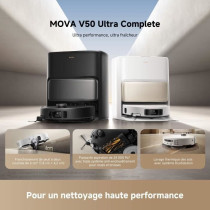 Robot Aspirateur Laveur MOVA V50 Ultra Complete -Puissance 24 000 Pa -