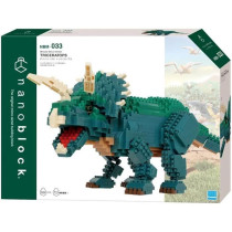 Figurine en briques - BANDAI - NANOBLOCK - Triceratops Deluxe - 930 pc